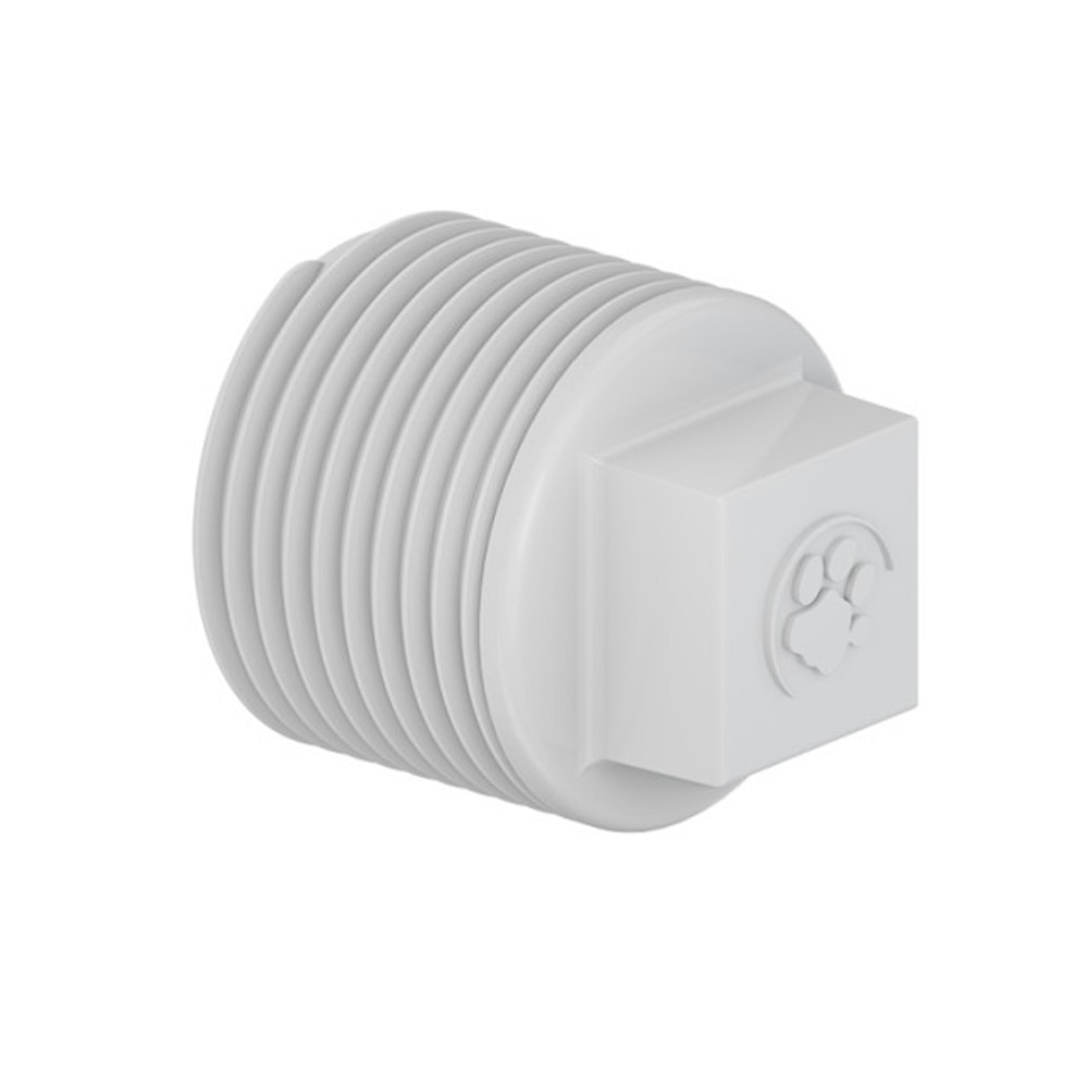Plug PVC Branco Roscável 1/2