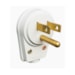 Plug Versátil 2P+T 15A 250V Cinza 650662 Pial Legrand