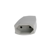 Plug Monobloco Cinza 2P + T 10A 615821 Pial Legrand - Loja Agrometal