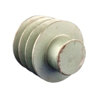 Polia De Ferro Fundido 90mm Com 3 Canal B P3vb09