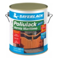 Poliulack Eco Verniz Sayerlack Marítimo Base Água 3,6l