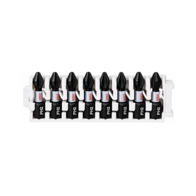 Pontas Phillips PH2 25mm Control para Parafusar C/8 Peças