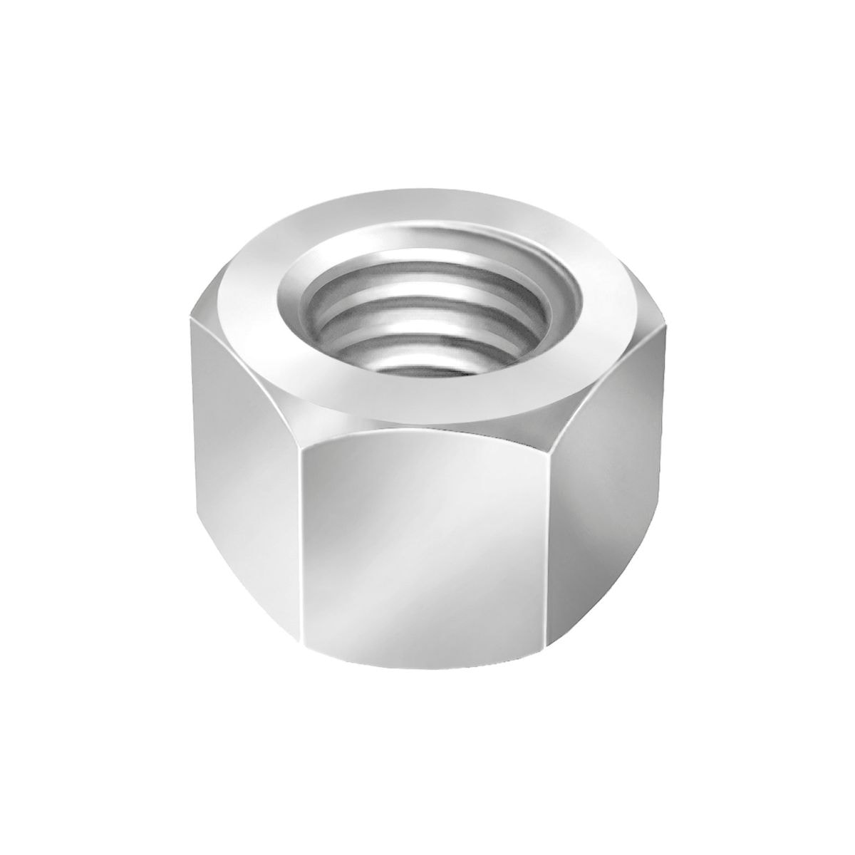 Porca Sextavada Inox 304 Unc 1/4 CHV 7/16 Polido Ciser - Loja