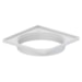 Porta Grelha Quadrada Branca Pvc 10cm - Tigre