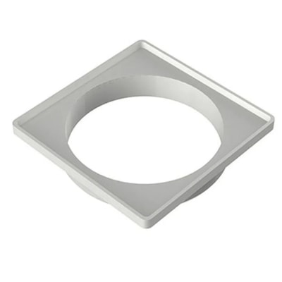 Porta Grelha Quadrada Branca Pvc 10cm - Tigre