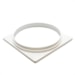 Porta Grelha Quadrada Branca Pvc 10cm - Tigre