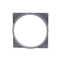 Porta Grelha Quadrada P/Grelha Prata 100mm - Tigre