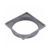 Porta Grelha Quadrada P/Grelha Prata 100mm - Tigre