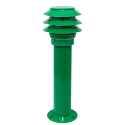 Poste Balizador Para Jardim Alumínio Verde PJ-244 Clarão