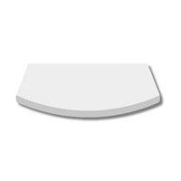Prateleira Arco Suporte Invisível 60x20cm - Branca - Bemfixa - Referência: 9905