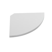 Prateleira de Canto Suporte Invisível 28,5x28,5 cm - Branco - Bemfixa - Referência: 9904