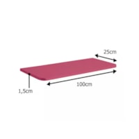 Prateleira MDF Rosa Kids 25x100cm – PRAT-K
