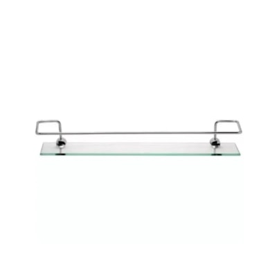 Prateleira Standard Vidro Cromado Polido 40X10CM -  Jackwal