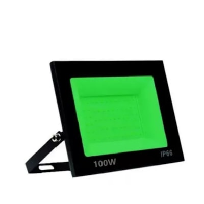 Projetor LED 100W Verde - Hitec