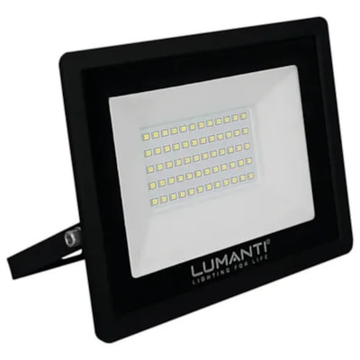 Projetor Led Slim 50w 3000k - Lumanti