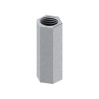 Prolongador vergalha 1/4 x 50mm pol Perfil lider