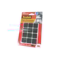 Protetor Anti - Risco Preto Quadrado M 2,5 x 2,5cm - 3 M