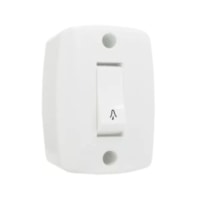 Pulsador P/Campainha Sobrepor Retangular 6A 250V 16582 Ilumi