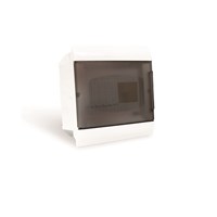 Quadro Embutir Ouro Box 8 Módulos Din Porta Fume - Steck - Referência: Scm8tbr