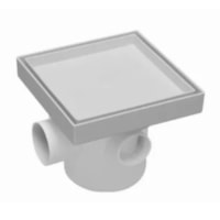 Ralo oculto Universal Quadrado 15x15 Branco - Astra