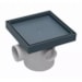 Ralo oculto Universal Quadrado 15x15 Cinza - Astra