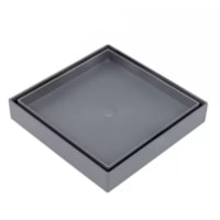Ralo oculto Universal Quadrado 15x15 Cinza - Astra