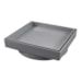 Ralo oculto Universal Quadrado 15x15 Cinza - Astra