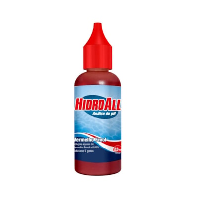 Reagente Analise De Ph Vermelho Fenol 23Ml 1096AREA Hidroall