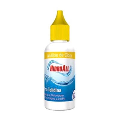 Refil Ortotolidina Medidor De Cloro 23ml  - Hidroall