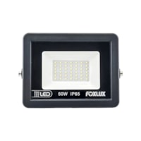 Refletor Led 12V 50W 6500K Preto LED38.15 Foxlux