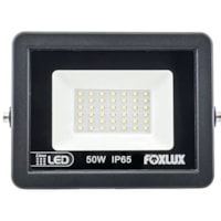 Refletor Led 12V 50W 6500K Preto LED38.15 Foxlux