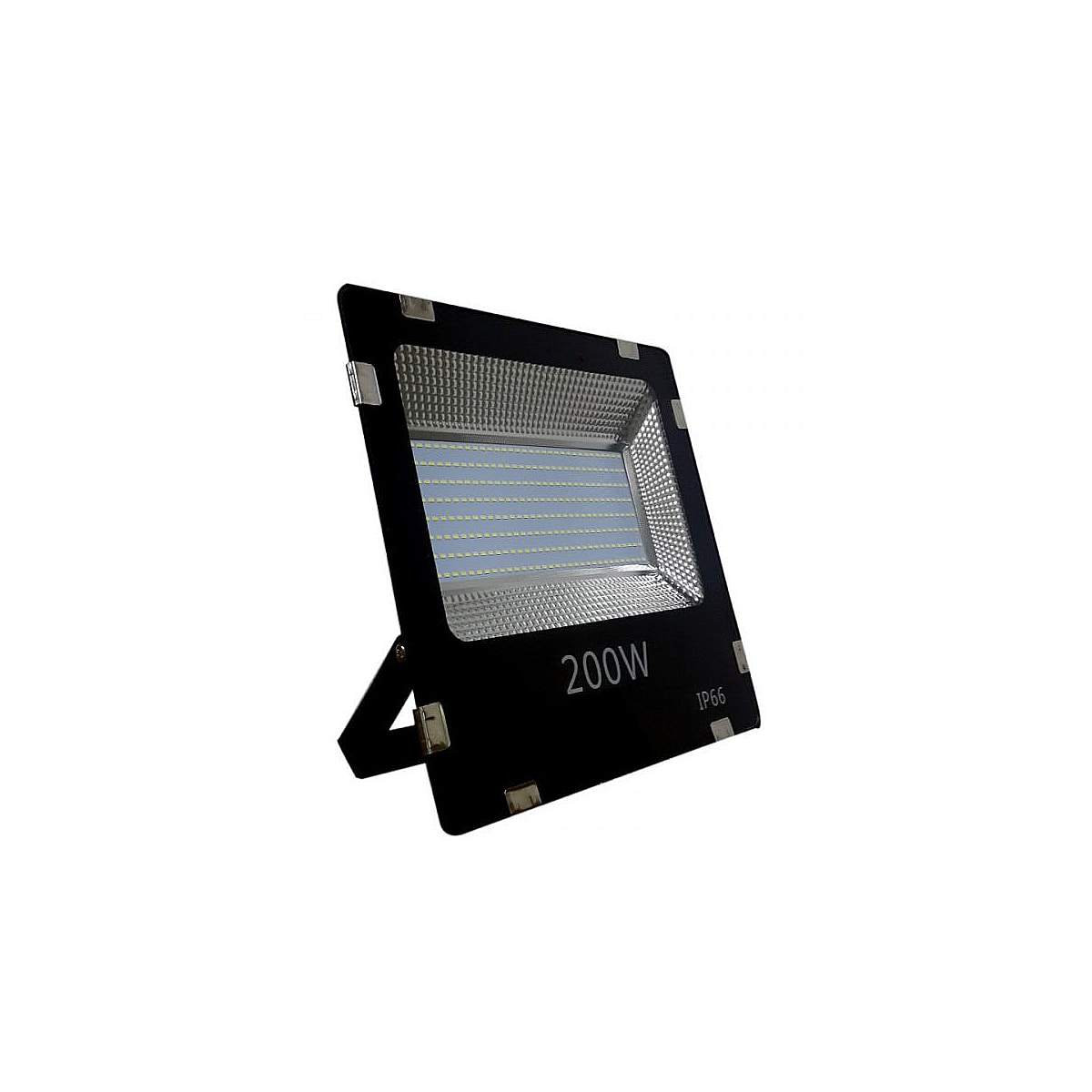 Refletor Led Preto 200W 6500K Hitec - Loja Agrometal