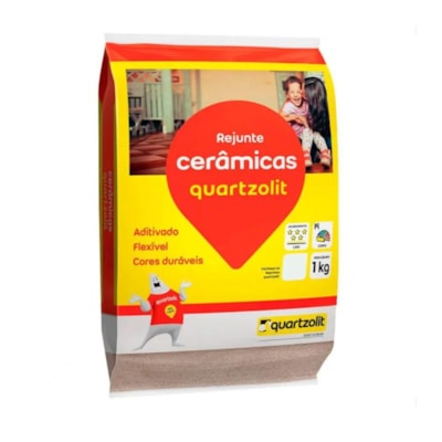 Rejunte Branco para Ceramica 1 Kg Quartzolit