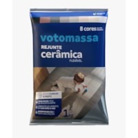 Rejunte Flexível 1Kg Cinza Escuro 6145883 Votorantim