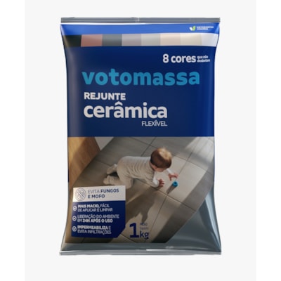 Rejunte Flexível 1Kg Cinza Escuro 6145883 Votorantim