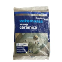 Rejunte Porcelanato Resinado Preto 1kg - Votorantim