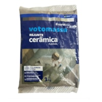 Rejunte Porcelanato Resinados Grafite 1kg - Votorantim