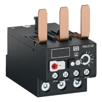 Rele Sobr RWL67-2D3-U050 32-50 CWL50-95 Termoplástico - Weg