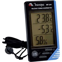 Relógio Termo-higrômetro MT-241 Minipa