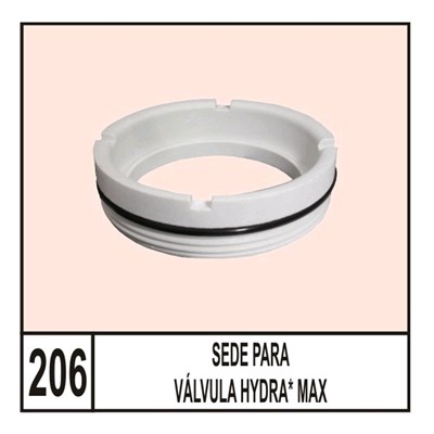 Reparo Sede Para Válvula Hydra Max - Mix Plastic - Referência: 206