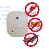 Repelente Eletrônico Ultrassónico Bivolt Branco 27039 Kian
