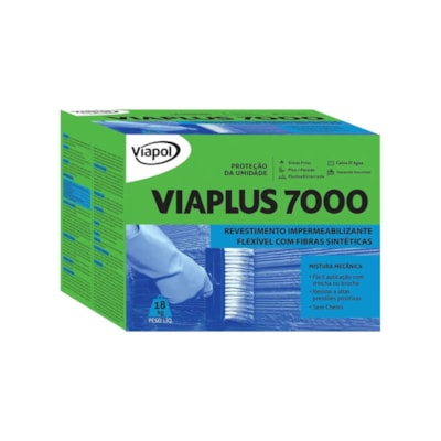 Revestimento Impermeabilizante Viaplus 7000 18Kg Viapol