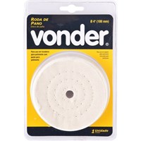 Roda de pano para polimento 100 mm - Vonder - Referência: 3599000103