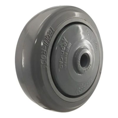 Roda Industrial De Borracha 4"Polegada 110kg R414BPNC Rodcar