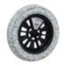 Roda macica 3,25x8"x12 eixo 19mm 150kg Force