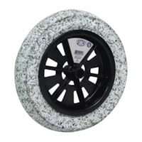 Roda macica 3,25x8"x12 eixo 26mm 150kg Force