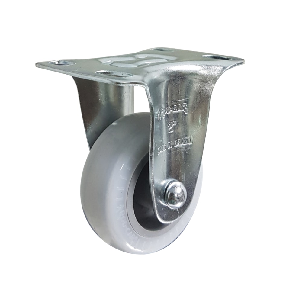 Rodizio Fixo Placa Nylon 2
