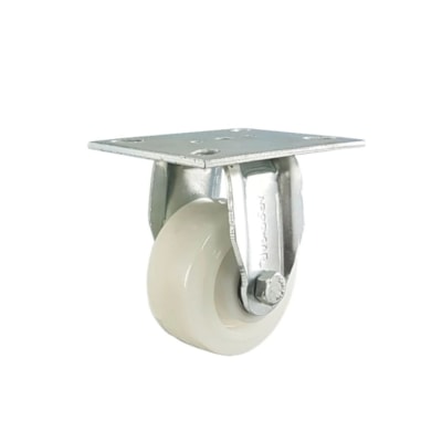 Rodizio Fixo Placa Nylon 5 polegadas 350 Kg - Rodcar