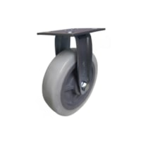 Rodizio Fixo Placa Nylon 8 pol 500Kg FIR 82 NPL - Rodcar