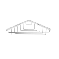 Saboneteira Canto Cromado Institucional 280x280x60mm Celite